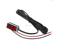Mini thermomètre numérique rouge 0.28"