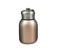 Mini thermos de voyage en acier inoxydable pour l'intérieur et l'extérieur 300 ml rose gold