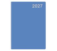 Mini-Timer blau 2027: Kleiner flexibler Taschenkalender im Format 7,5 x 11 cm.