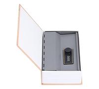 Mini tirelire avec doublure en acier inoxydable, coffre-fort en forme de livre de simulation pour le bureau à domicile, économie d'objets importants, coffre-fort décoratif mignon