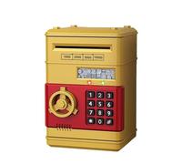 Mini tirelire électronique avec verrouillage par mot de passe, comptage automatique des pièces monnaie, coffre-fort for les enfants, Détection précise(Giallo)