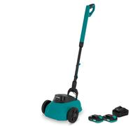 Mini tondeuse sans fil 20V - largeur 22 cm, mulching | Avec 2 batteries 2.0Ah et chargeur rapide