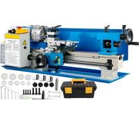Mini-tour à métaux PRO - Tour de précision - 180x350 mm - 550W - MT3/MT2 - Accessoires inclus