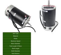 Mini-tour à moteur, moteur à courant continu à balais, alimentation 220 V, moteur 750 W, 220 V