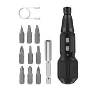 Mini tournevis électrique | Perceuse portable 3,6 V - Outil sans fil 2 N·m et 10 accessoires - pour téléphones, tablettes, portables, électroniques, meubles, appareils électroménagers, montres