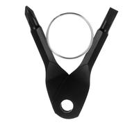Mini Tournevis Noir Multifonction en Acier Inoxydable Porte-clés | Format Poche, Anneau Inclus, Usage Voyage et Petites Réparations à Maison, Outil Léger et Fiable