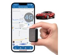 Mini Traceur GPS 4G pour Voiture Moto Vélo, Suivi en Temps Réel Via Application iOS et Android sans Abonnement, Localisateur Étanche avec Aimant, Traqueur GPS pour Enfants, Bagages et Animaux TK901
