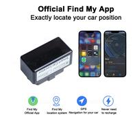 Mini traceur OBD pour voiture, localisateur GPS OBD2 avec trouver mon application pour Apple ITag, moniteur GPS OBD, véhicule Anti-perte, application gratuite 1pcs