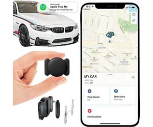 [Mini Traqueur de Voiture] Mini Dispositif de Traqueur de Voiture Caché, Localisateur Airtag, Traqueur GPS Mondial Sans Frais Mensuels, Boîtier Magnétique, Étiquette de Suivi Air Avec Apple Find My (i