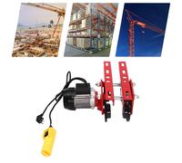 Mini-treuil électrique, 370 W, 220 V, capacité de charge 1 t, vitesse de déplacement 10 m/min, dimensions 36,5 × 36 × 18 cm
