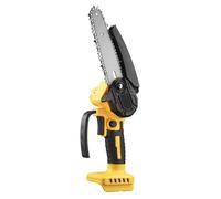 Mini tronçonneuse 6"" sans fil - bois et jardin - scie électrique - compatible batterie Dewalt 18 V - broche