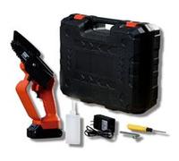 Rotorazer® Mini Chainsaw - Tronçonneuse sans fil, portable & légère avec batterie, 21 volts