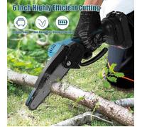Mini tronçonneuse sans fil aste avec Makita, outils d'élagage d'arbres de jardinage, 6 po, 18V, déterminer le bois