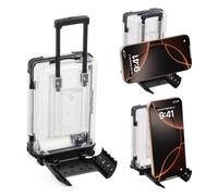Mini Valise, Tirelire Enfant Simulation Bagages, Caisse de Vacances, Étui de Voyage Simulation en Plastique ABS, Mini Petite Bagages Chariot, Tirelire Décoration Bureau Moderne, 12,5 x 8 x 4.5cm