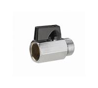 Mini vanne d'arrêt à sphère 1/4 tour mâle femelle MF3/8 (12x17) - 4310-12L1