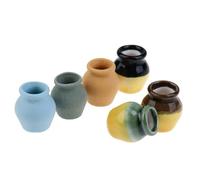 Mini Vase De Fleurs Miniature, Pot De Bonsaï, Décoration De Maison, Jardin, Maison De Poupée, Jouet Artisanal, Micro Décor, Cadeaux À Faire Soi-Même