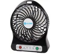 Mini ventilateur, 3 vitesses, USB, noir