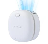 Mini Ventilateur À Clip - Portable Rechargeable 3 Vitesses 2000 mAh,Ventilateur Rafraîchissant Mains Libres Taille Et Cou | Pour Pêche En Plein Air Camping Randonnée Travail Sports Voyage Femmes Homme