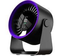 Mini Ventilateur à Main Portatif de Bureau - USB Rechargeable Silencieux 3 Vitesses pour Maison, Bureau, Voyage