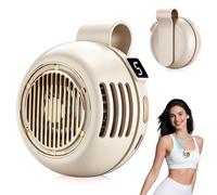 Mini ventilateur clip, sans lames, 5 vitesses, USB-C, 1000 mAh, portable