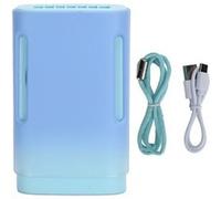 Mini Ventilateur de Cou Suspendu Bleu + Vert G