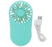 Mini Ventilateur de Poche avec Réglage à 3 Vitesses Portable de Voyage Extérieur Charge USB Bleu VENTILATEUR