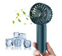 Mini ventilateur de poche, batterie 2500 mAh, 3 vitesses, autonomie de 3 à 10 heures, USB