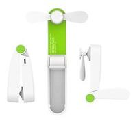 Mini Ventilateur de poche pliable USB charge Vert green G