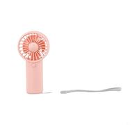 Mini ventilateur de poche portable léger réglable pour étudiant (rose)