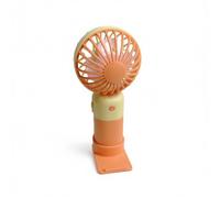 Mini ventilateur de poche rechargeable, Réglage de 3 vitesses Cadeau d'été, Été, Jaune