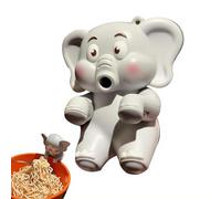 Mini ventilateur de refroidissement à clipser pour tasse et bol, en forme d'éléphant mignon, refroidisseur de café, ventilateur personnel pour café glacé, soupe, boissons, boisson de bureau (gris, 1