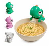 Mini Ventilateur de Refroidissement Alimentaire à Clip，Dinosaure vert | Rechargeable, Refroidisseur Portable pour Soupe Chaude, Café & Bol Bébé, Design Éléphant