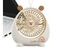 Mini ventilateur de table, outil rafraîchissant portable, rechargeable | Ventilateur silencieux pour bureau, maison, chambre, salle d'étude, bureau, résidence, voyage et Coc