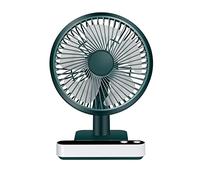 Mini Ventilateur électrique Portable USB Intelligent Rechargeable 4 Vitesses réglable Refroidisseur d'air Silencieux pour Bureau ménage Voyage Confort Refroidissement Silencieux