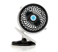 Mini ventilateur - FAMICAM - usb portable ventilateur à pince rechargeable 3 modes rotation de 720° pour bébe-enfant en été pour m