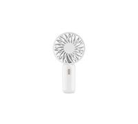 Mini ventilateur portable 3 vitesses ventilateurs réglables usb bureau rechargeable à l'extérieur du voyage blanc