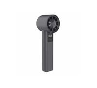 Mini Ventilateur Portable à 100 Niveaux de Vitesse avec Ecran d'Affichage LED Gris foncé