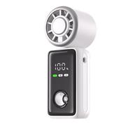 Mini ventilateur portable - Affichage LED 5 vitesses Type-C rechargeable | Design silencieux et silencieux, adapté pour l'extérieur, les voyages, les déplacements et l'utilisation estivale