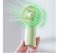 Mini ventilateur portable alimenté par batterie (nécessite des piles AAA, non incluses)-vert