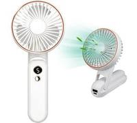 Mini Ventilateur Portable Avec Batterie 3600mAh blanc AQ0468