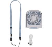 Mini-ventilateur portable avec recharge USB et support pour téléphone portable