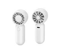 Mini ventilateur portable et rechargeable - BIGBEN CONNECTED - Blanc - USB rechargeable - Léger 150g