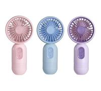 Mini-ventilateur portable (lot de 3) : compact, 3 vitesses, adapté à tous les âges et idéal pour une utilisation en extérieur