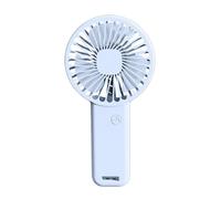 Mini ventilateur portable rechargeable par USB - Ventilateur de bureau portable silencieux avec téléphone pour voyage - Support mignon pour créer des cils d'animaux
