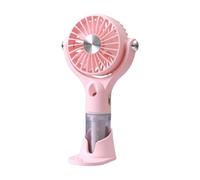 Mini ventilateur portable silencieux 100 vitesses Mini USB rechargeable | Petit ventilateur brumisateur d'eau pour l'été, l'intérieur, l'extérieur, la maison, le bureau, les voyages, la randonnée