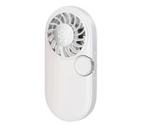 Mini Ventilateur Portable Silencieux Rechargeable USB Brumisateur Oscillant sur Pied Table Poche Cou Colonne Tour sans Pale Rafraîchisseur Air Camping Voyage Bureau - Ventilo Puissant Froid，Blanc