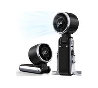 Mini Ventilateur Portable Turbo, 3000mAh - Gris