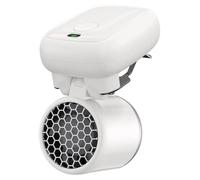 Mini ventilateur portable USB-C - Ventilateur à pince pratique - 3 vitesses - Silencieux - Pliable - Batterie 1200 mAh - Recharge USB-C - Blanc