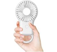 Mini Ventilateur Portable USB Rechargeable 800mAh Batterie 3 niveaux de vitesse du vent LED Lumière colorée
