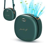 Mini ventilateur portable, ventilateur de cou suspendu avec cordon réglable, ventilateur personnel rechargeable par USB à 3 vitesse